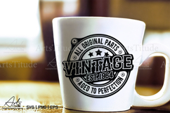 VINTAGE 1964 SVG, Funny Birthday SVG PNG, Garage Style Product Image 4