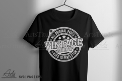 VINTAGE 1984 SVG, Funny Birthday SVG PNG, Garage Style Product Image 3