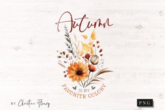 Autumn is my Favorite Color |Fall Sublimation PNG Product Image 1