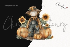 Autumn Scarecrow Clipart Bundle Product Image 3