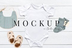 Baby Bodysuit Mockup - Gender Neutral Product Image 1