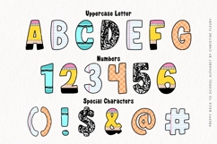 Back To School Preppy PNG Alphabet Bundle - 5 Alpha Styles Product Image 2