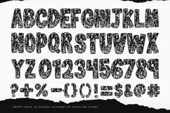 Back To School Preppy PNG Alphabet Bundle - 5 Alpha Styles Product Image 6