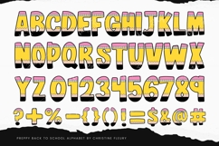 Back To School Preppy PNG Alphabet Bundle - 5 Alpha Styles Product Image 9