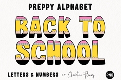Back To School Pencil PNG Alphabet | Sublimation Font Product Image 1