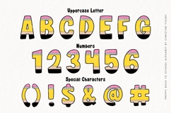 Back To School Pencil PNG Alphabet | Sublimation Font Product Image 2