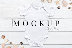 Summer Baby Bodysuit Mockup - Gender Neutral Product Image 1