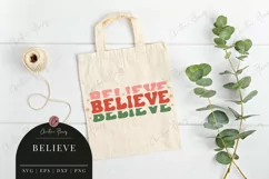 Believe SVG, Christmas Svg, Believe in Santa Product Image 2