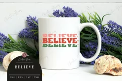Believe SVG, Christmas Svg, Believe in Santa Product Image 3
