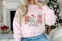Pink Christmas Sweatshirt Mockup Product Image 2