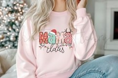 Pink Christmas Sweatshirt Mockup Product Image 2