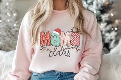Pink Christmas Sweatshirt Mockup Product Image 2