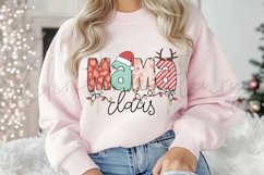 Pink Christmas Sweatshirt Mockup Product Image 2