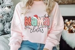 Pink Christmas Sweatshirt Mockup Product Image 2