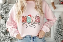 Pink Christmas Sweatshirt Mockup Product Image 2