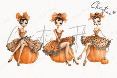 Boujie Pumpkin Woman Clipart Bundle Product Image 5