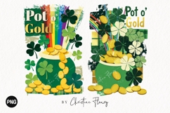 Brushstroke St Patricks Day PNG Bundle Product Image 10