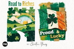 Brushstroke St Patricks Day PNG Bundle Product Image 14