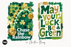Brushstroke St Patricks Day PNG Bundle Product Image 2