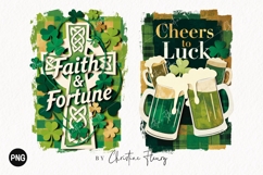 Brushstroke St Patricks Day PNG Bundle Product Image 3