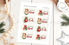 Printable Christmas Gift Tags | Three Gift Rule Christmas Product Image 2