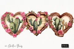 Western Valentine Heart PNG | Valentine's Day Clipart Product Image 1