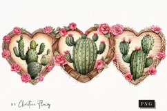 Western Valentine Heart PNG | Valentine's Day Clipart Product Image 1