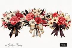 Pop Art Retro Flowers PNG | Valentine's Day Clipart Product Image 1