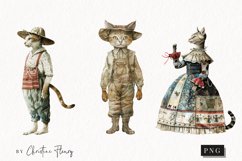 Whimsical Vintage Cats | Vintage PNG Product Image 1