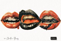 Vintage Halloween Lips | Halloween PNG Product Image 1