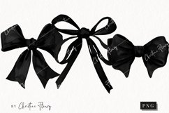 Black Coquette Bows | Goth PNG Product Image 1