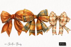 Watercolor Fall Bows | Fall PNG Product Image 1