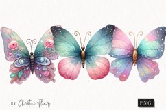 Sparkly Butterflies Clipart | Butterfly PNG Product Image 1