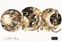 Patchwork Round Backgrounds | Whimsical PNG Product Image 1
