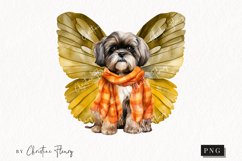 Watercolor Shih Tzu | Fall Dog PNG Product Image 1