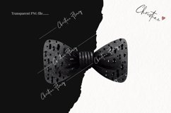 Watercolor Black Coquette Bow | Gothic PNG Product Image 2