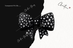 Watercolor Black Coquette Bow | Gothic PNG Product Image 2