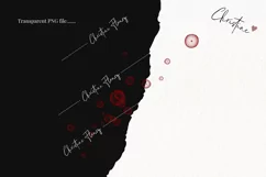 Watercolor Blood Splatter Clipart | True Crime PNG Product Image 2