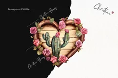 Western Valentine Heart PNG | Valentine's Day Clipart Product Image 2
