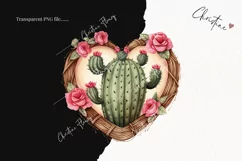 Western Valentine Heart PNG | Valentine's Day Clipart Product Image 2
