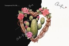 Western Valentine Heart PNG | Valentine's Day Clipart Product Image 2