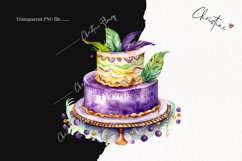 Mardi Gras Cakes PNG | Party Clipart Product Image 2
