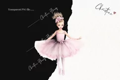 Watercolor Ballerinas Clipart | Ballet Clipart Product Image 2