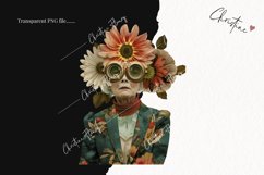 Vintage Floral Fantasy People | Whimsical PNG Product Image 2