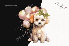 Watercolor Bichon Frise | Fall Dog PNG Product Image 2