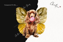 Watercolor Cocker Spaniel | Fall Dog PNG Product Image 2