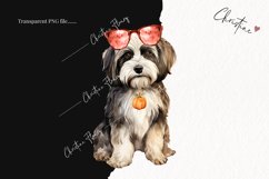 Watercolor Havanese | Fall Dog PNG Product Image 2