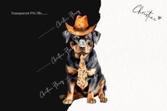 Watercolor Rottweiler | Fall Dog PNG Product Image 2