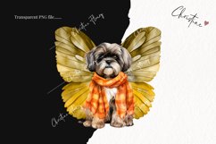 Watercolor Shih Tzu | Fall Dog PNG Product Image 2