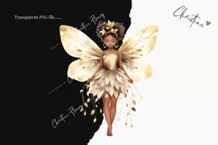 Golden Fairies Clipart | Fantasy PNG Product Image 2